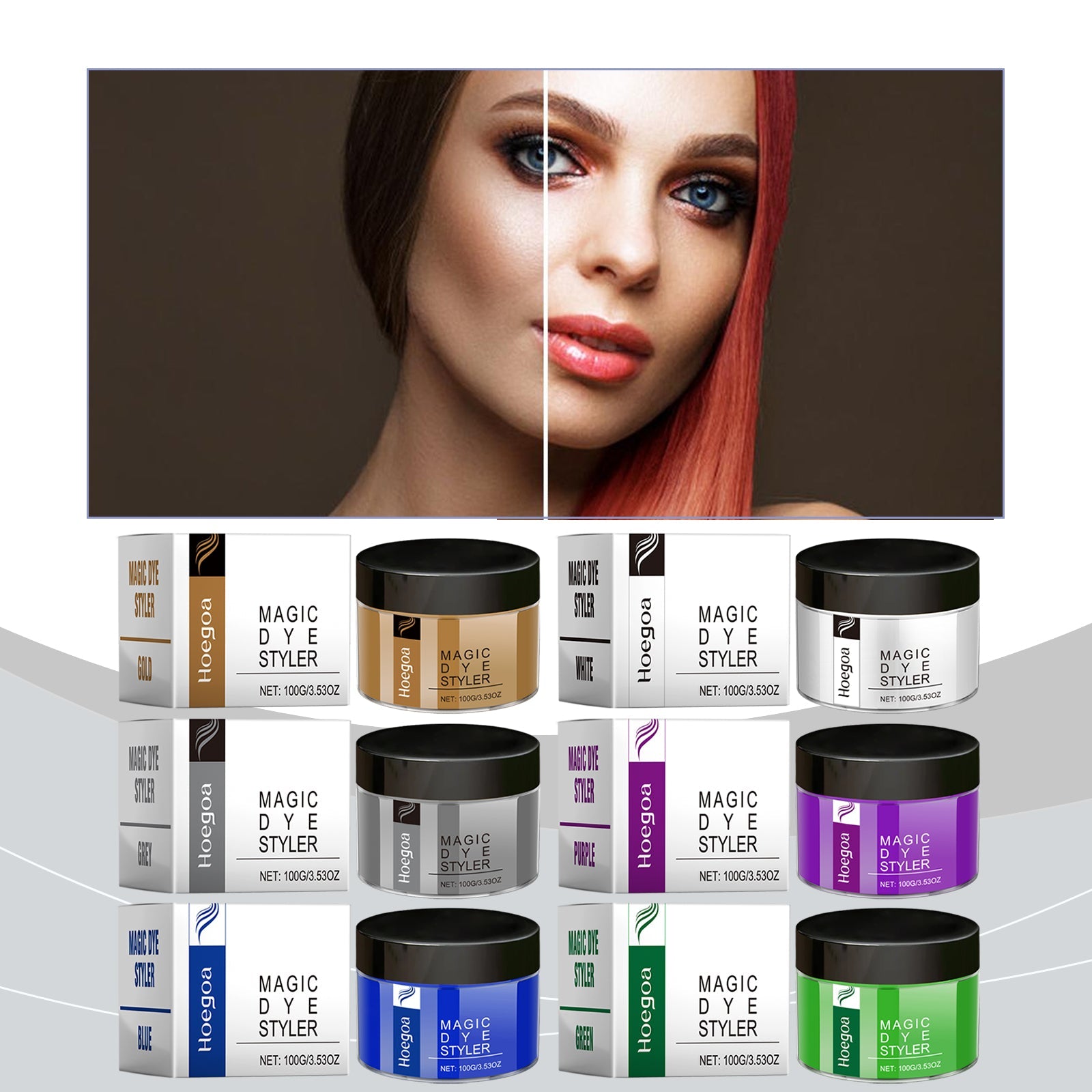 Magic Beauty wax series, colorful hair color herbal gentle moisturizing hair care and easy coloring hair conditioner
