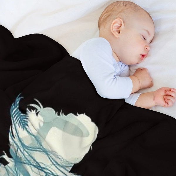 Big Things Await! Sustainable Throw Blanket