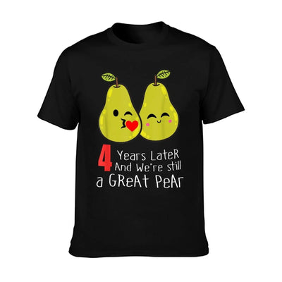4th Wedding Anniversary Shirt Gifts Funny Couples T-Shirt