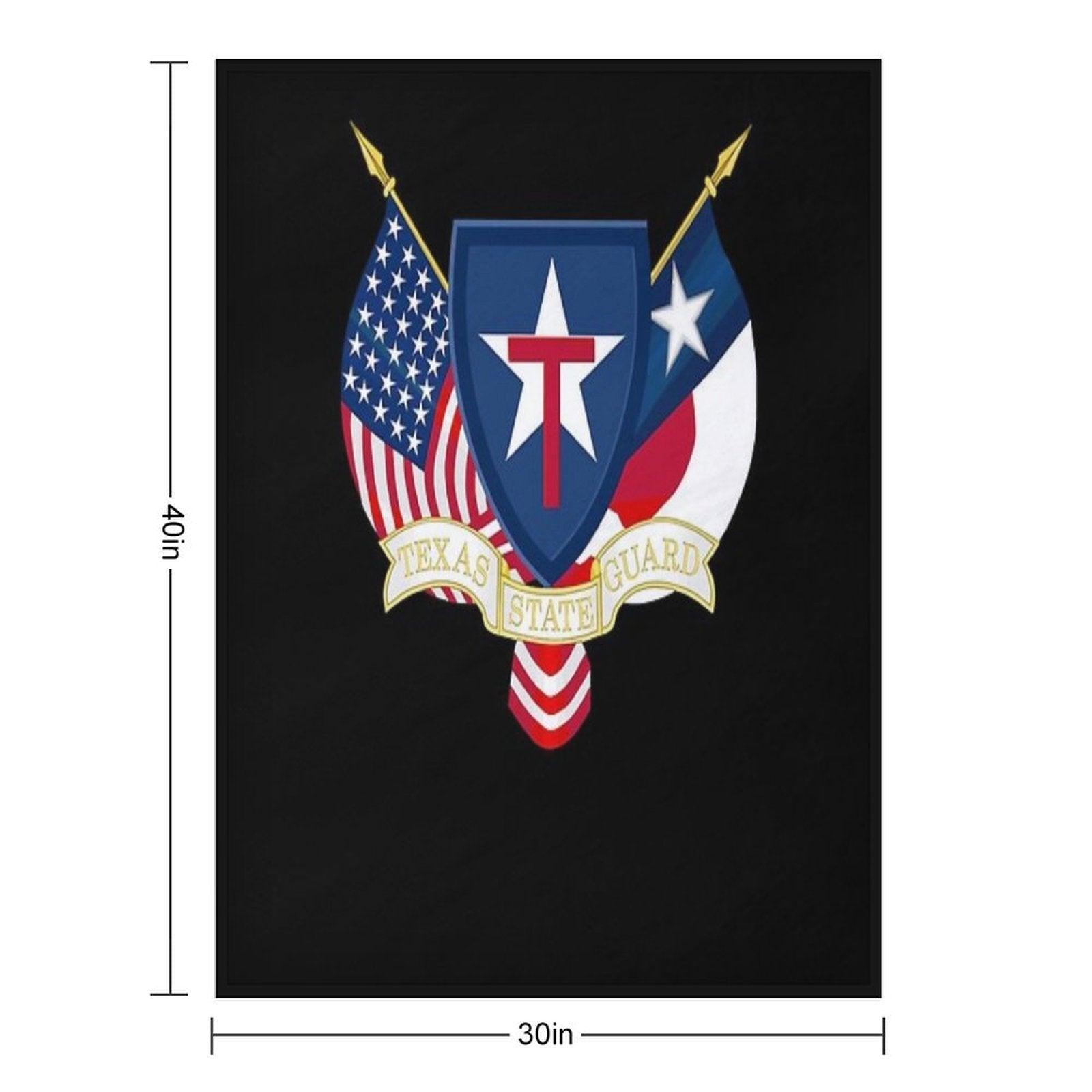 Texas State Guard Throw Blanket