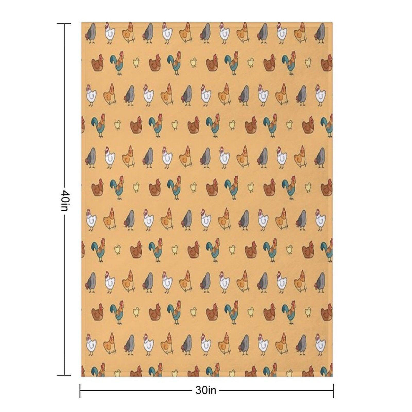 Chickens! Throw Blanket