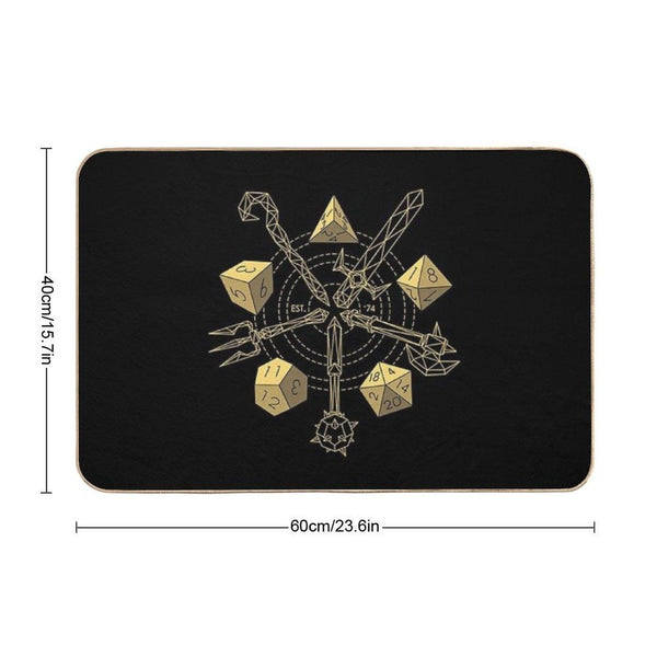 Dungeons & Dragons - Choose Your Weapon Bath Mat