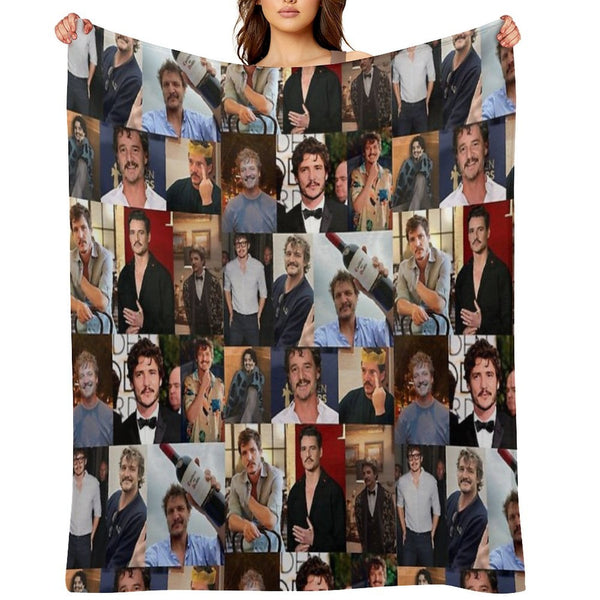 Pedro Pascal Machine-washable Throw Blanket
