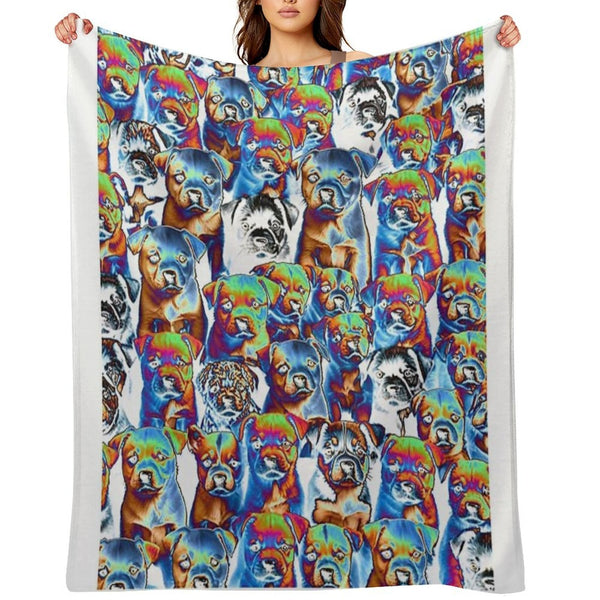 FEEL THE VIBE Easy Care Throw Blanket