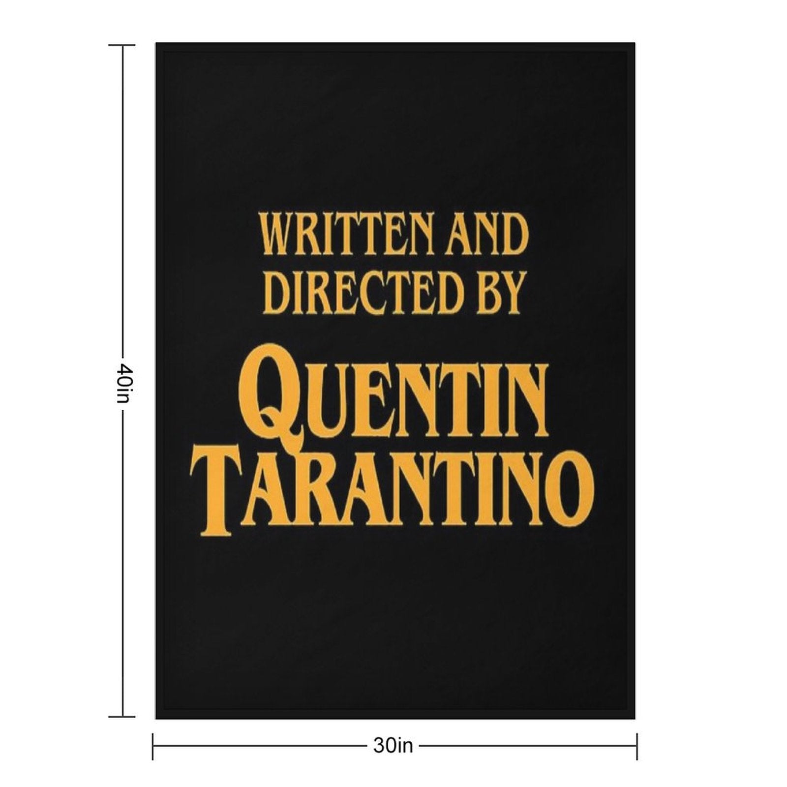 Tarantino Shrink-resistant Throw Blanket