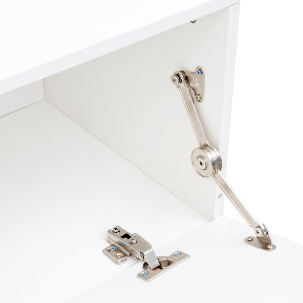 Wood Extendable TV Stand Entertainment Center Media TV Console for Living Room Bedroom