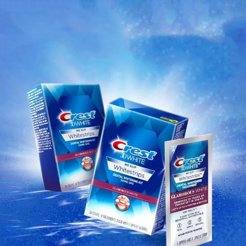 Old American version 14 pairs of 3D whitening tooth stickers in a box 14 pairs in a gift box