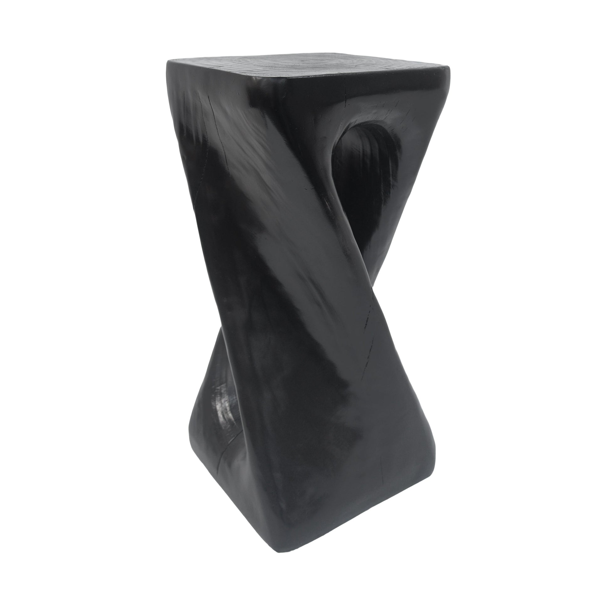 Outdoor Side Table Twist Shape End Table