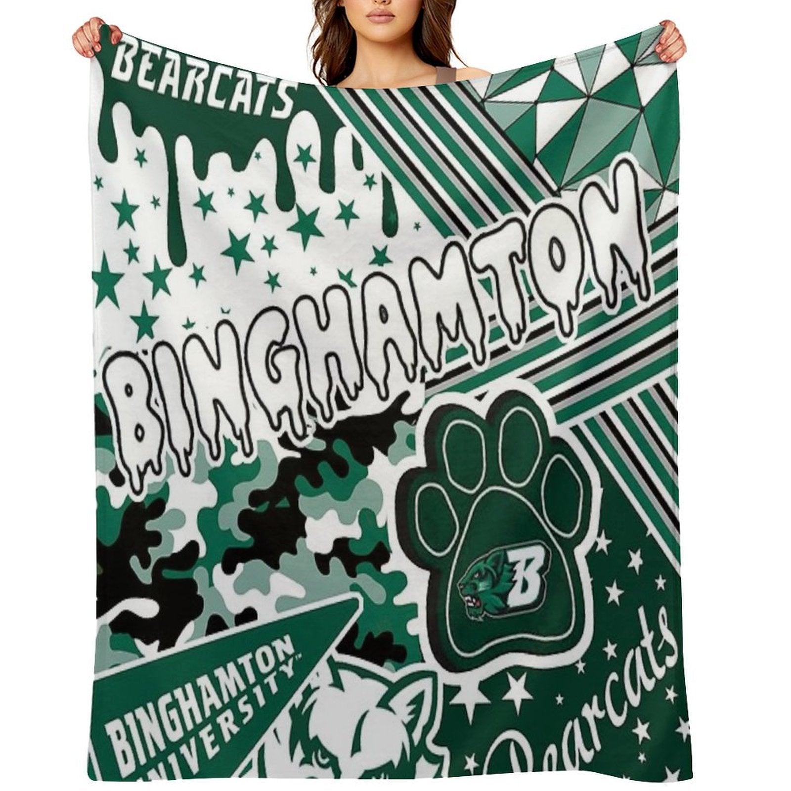 Binghamton University Throw Blanket