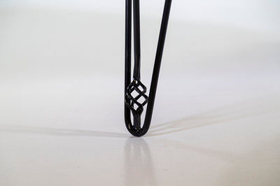 Wavy Kidney Table with EB Hairpin Legs