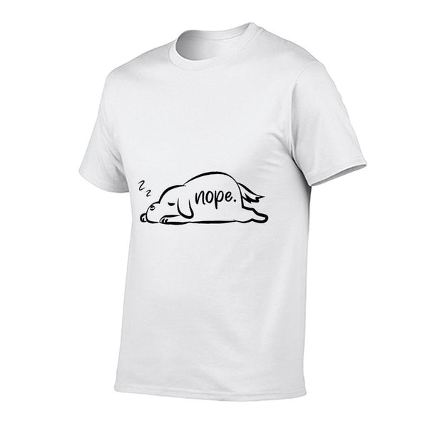 Funny Nope Dog  Lightweight T-Shirt