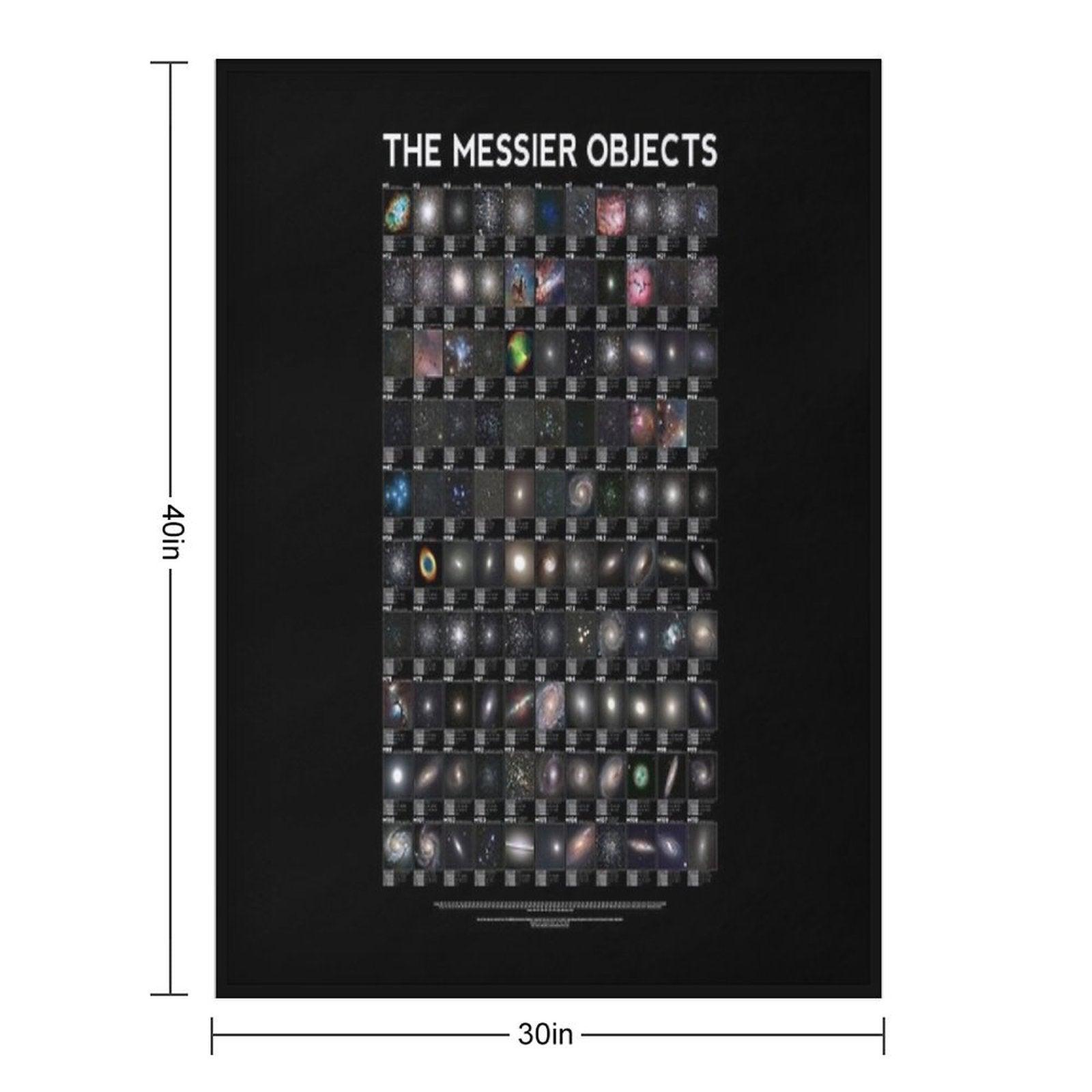 The Messier Objects Throw Blanket