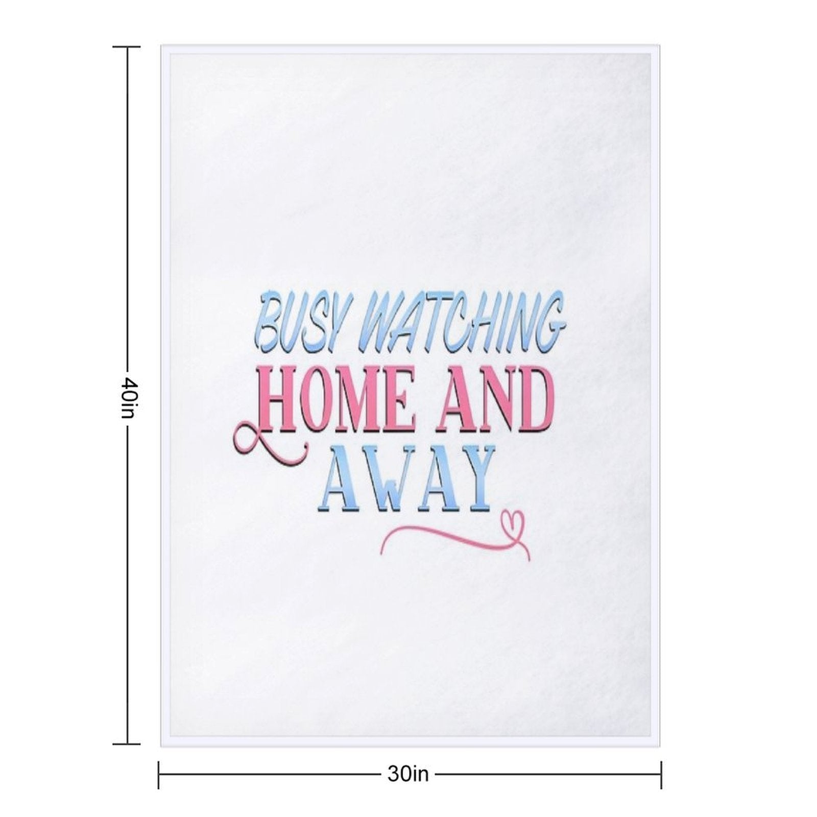 Busy Watching Home And Away Throw Blanket