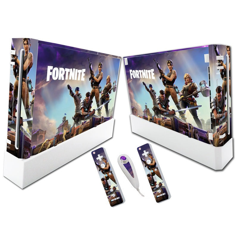 Suitable for WII stickers wii console cartoon protective film Spider-Man Fortress Night multiple styles without leaving glue