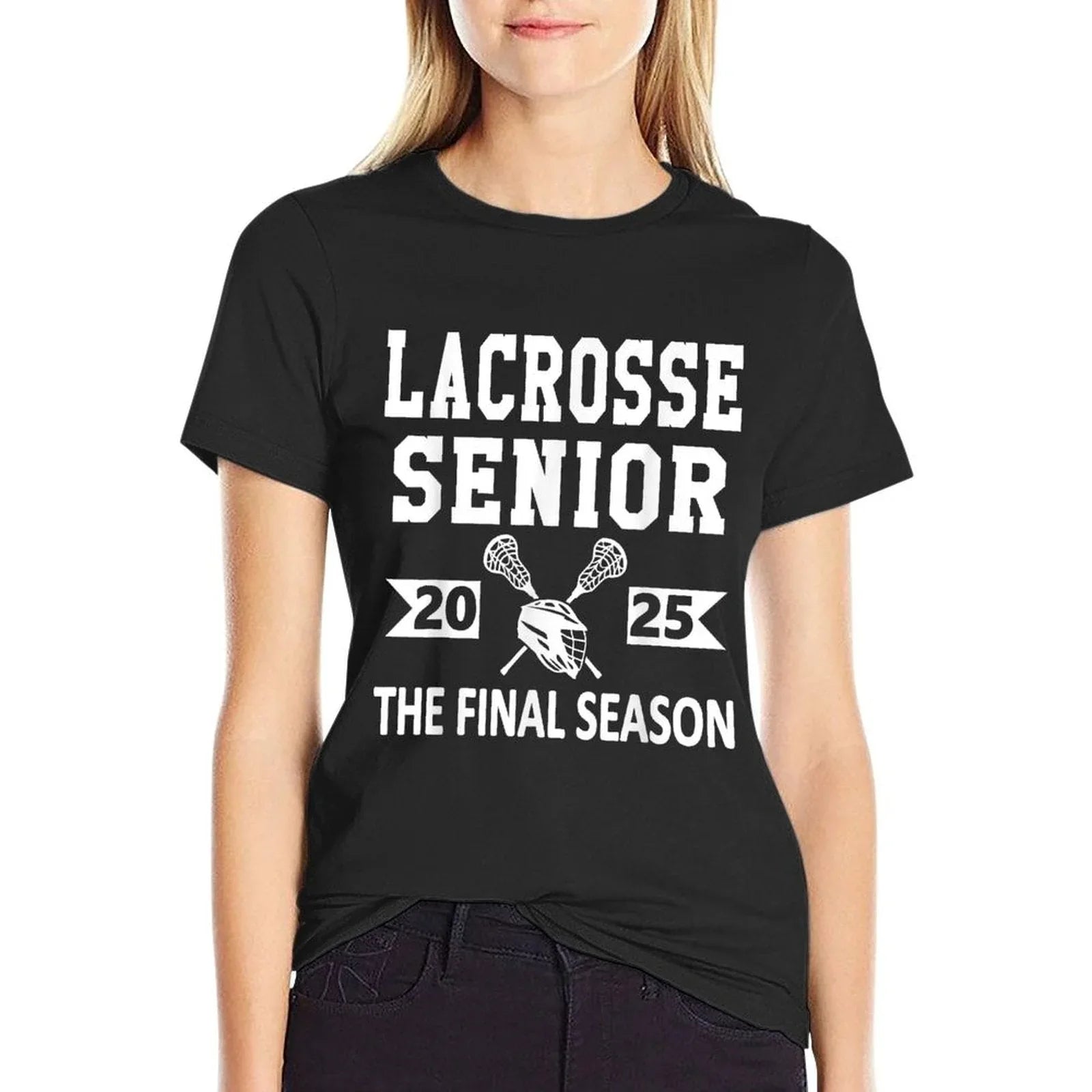 Lacrosse Senior 2025 High School Senior Night Graduation T-Shirt
