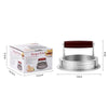 DIY rotary meat patty press three in one adjustable household aluminum alloy hamburger meat press mold manual - Red lotus handle