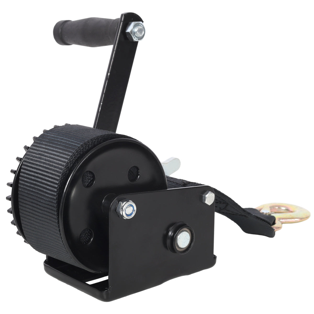 600LBS Hand Winch with 19.6FT Strap