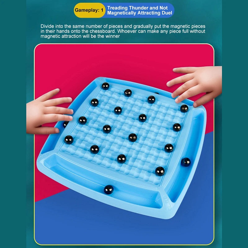 Magnetic Battle Chess Portable Magnetic Effect Chess Set Improve Creativity Logic Thinking Party Supplies for Family Reunions