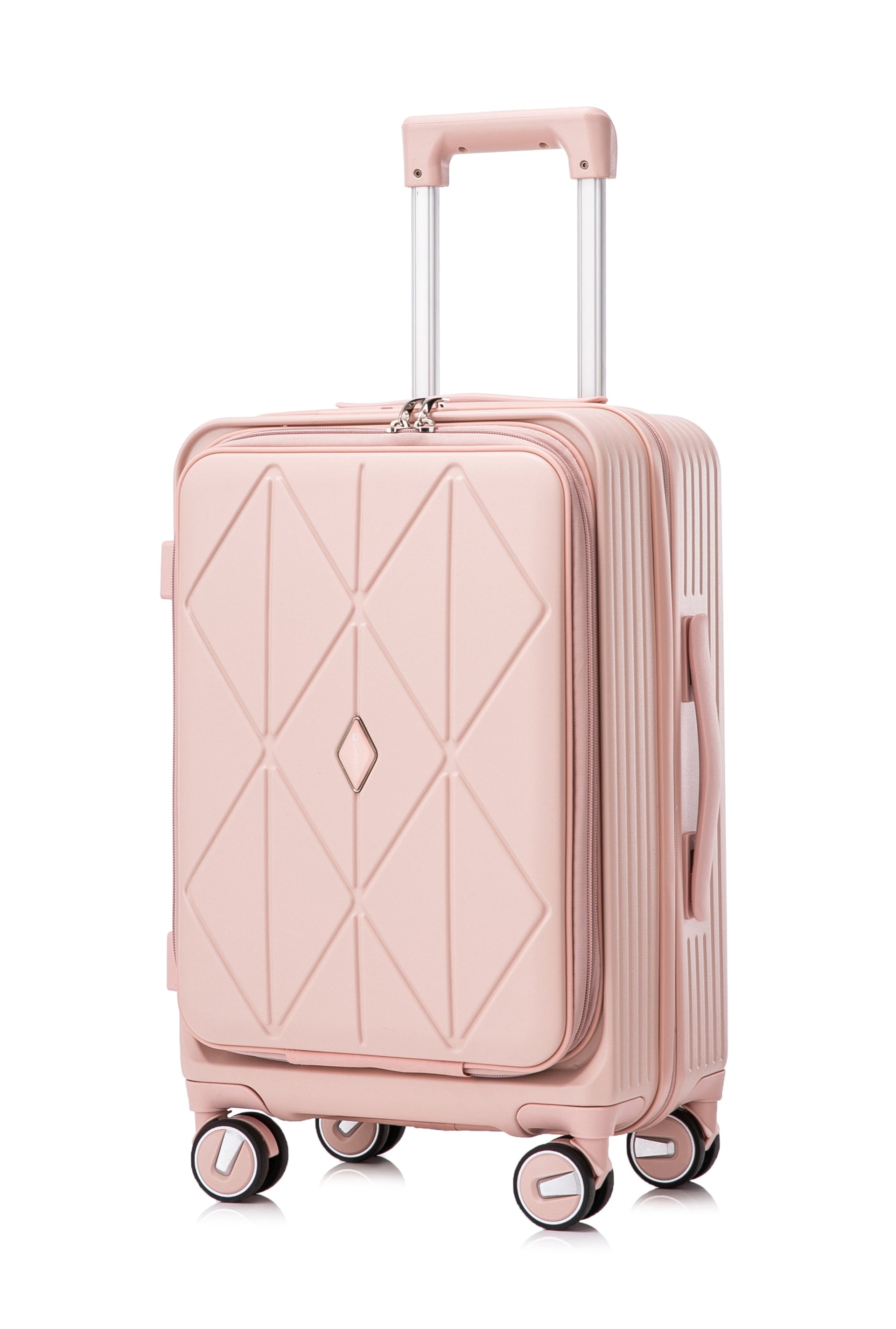 Luggage Sets 3 Piece(20/24/28), Expandable Carry On Luggage with TSA Lock Airline Approved, 100% PC Hard Shell and Lightweight Suitcase with Front Pocket and Spinner Wheels