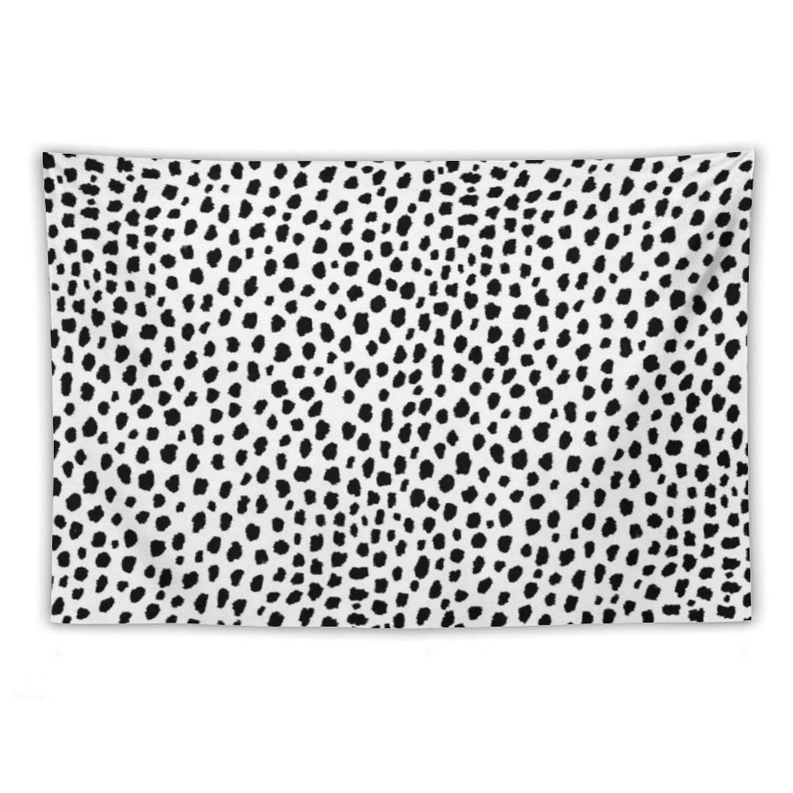Dalmatian Spots (blackwhite) Tapestry