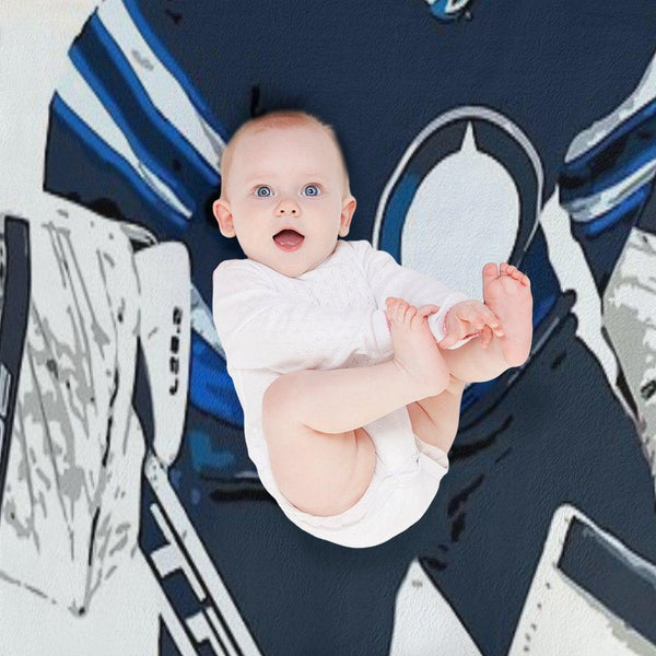 Connor Hellebuyck Throw Blanket