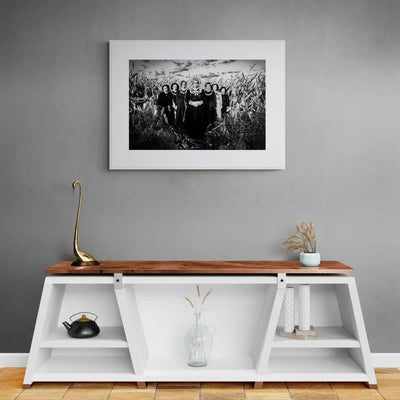 Limited Edition numbered and signed. Cornfield, Thrace | Black-and-white wall art photography from Greece