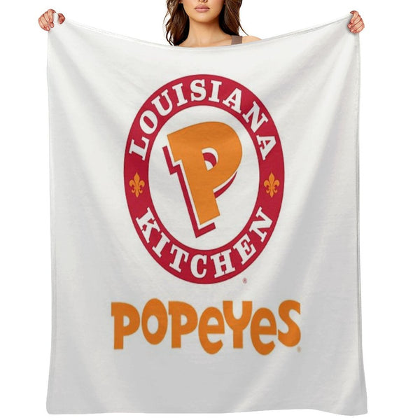 Popeyes Logo Eco-conscious Throw Blanket