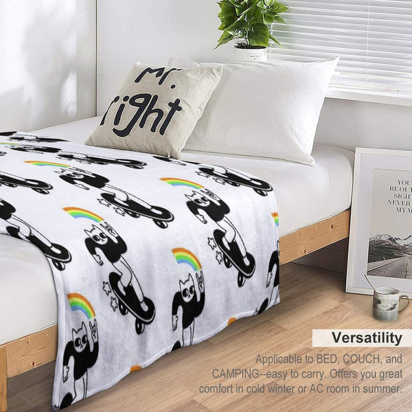Coolest Cat Multi-functional Throw Blanket