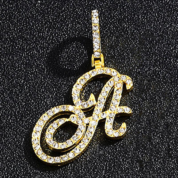 Hip hop accessories grass letter pendant melon seed buckle Cuban chain accessory