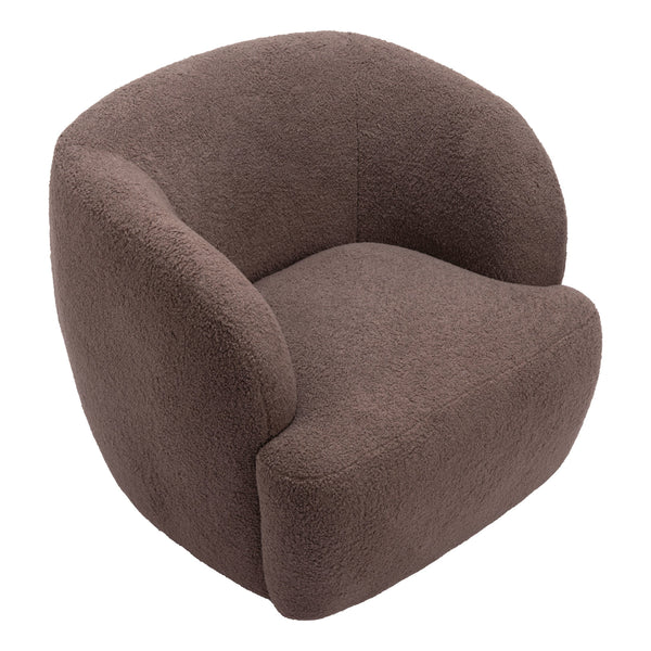 Govan Swivel Chair Brown