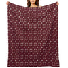 Red Pattern - Board Multi-functional Throw Blanket