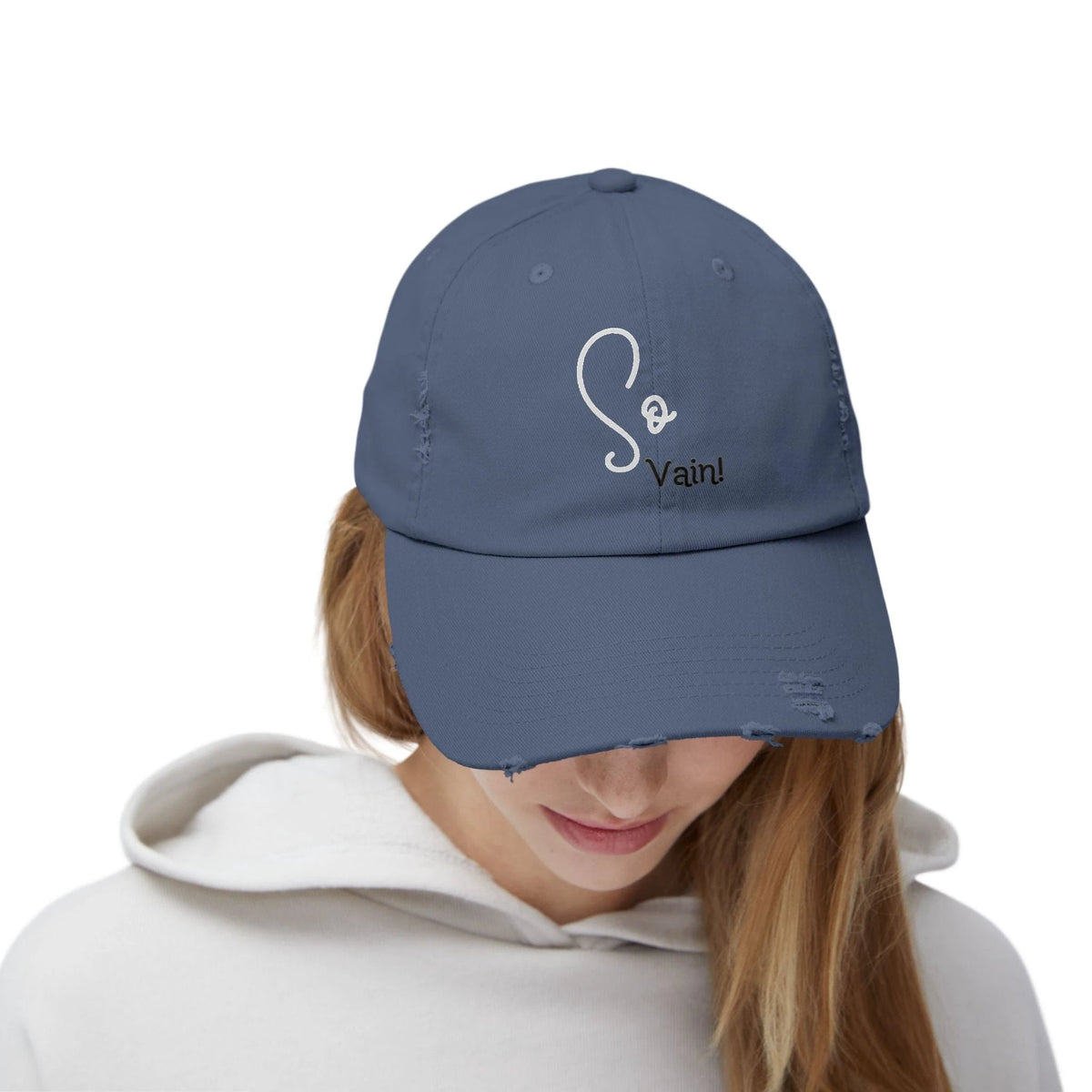 So vain Unisex Distressed Cap