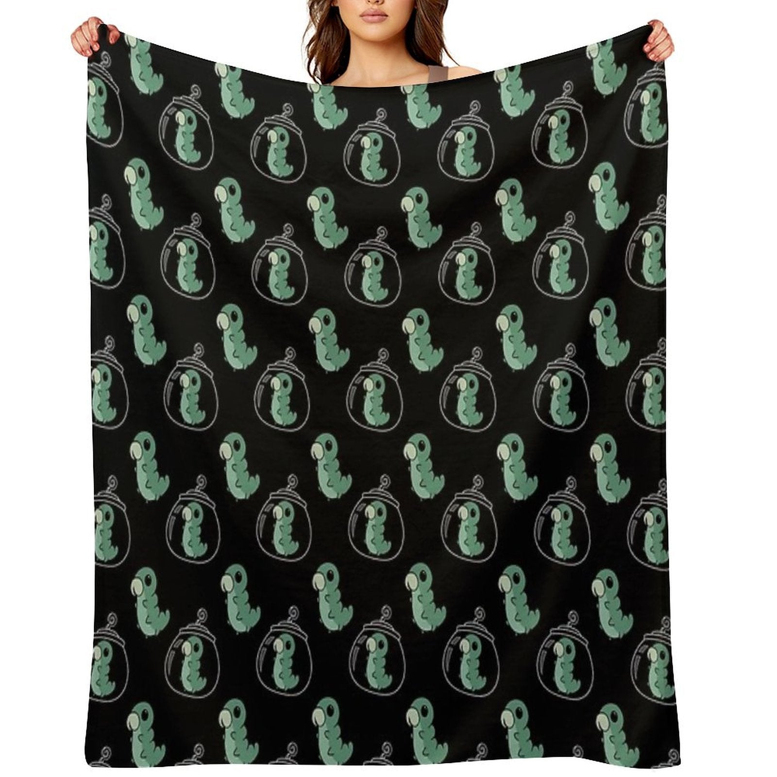 Hollow Knight Grub Pattern Wrinkle-free Throw Blanket