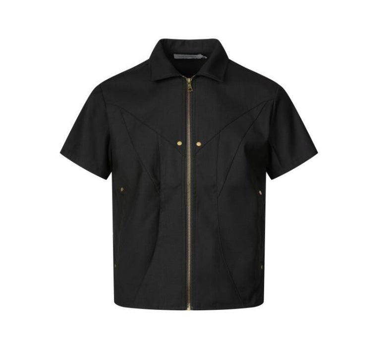 Short sleeved shirt men's loose shirt