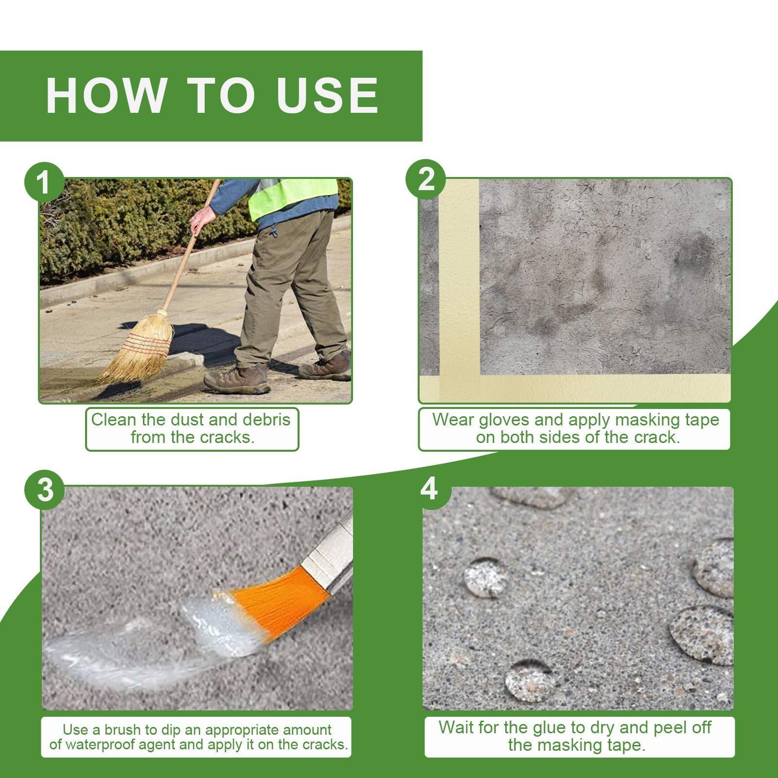 Transparent Waterproof Adhesive External Wall Roof Tile Wall Leak Repair Glue Multi-Purpose Sealing And Leak Proof Glue