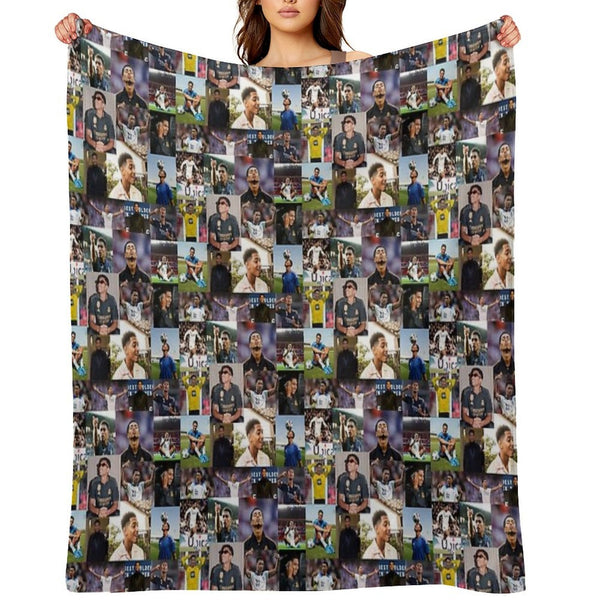 Jude Bellingham Collage Comfort Throw Blanket