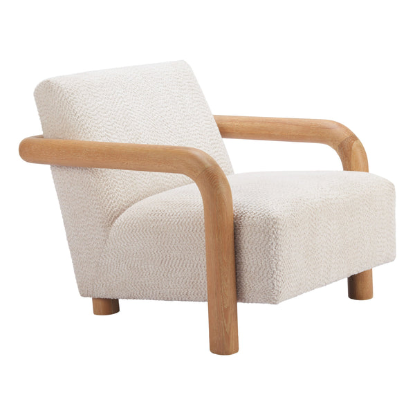 Subliem Accent Chair Cotton White