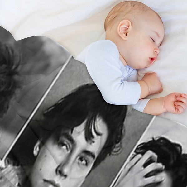 Cole Sprouse Black And White Poster Anti-pilling Throw Blanket