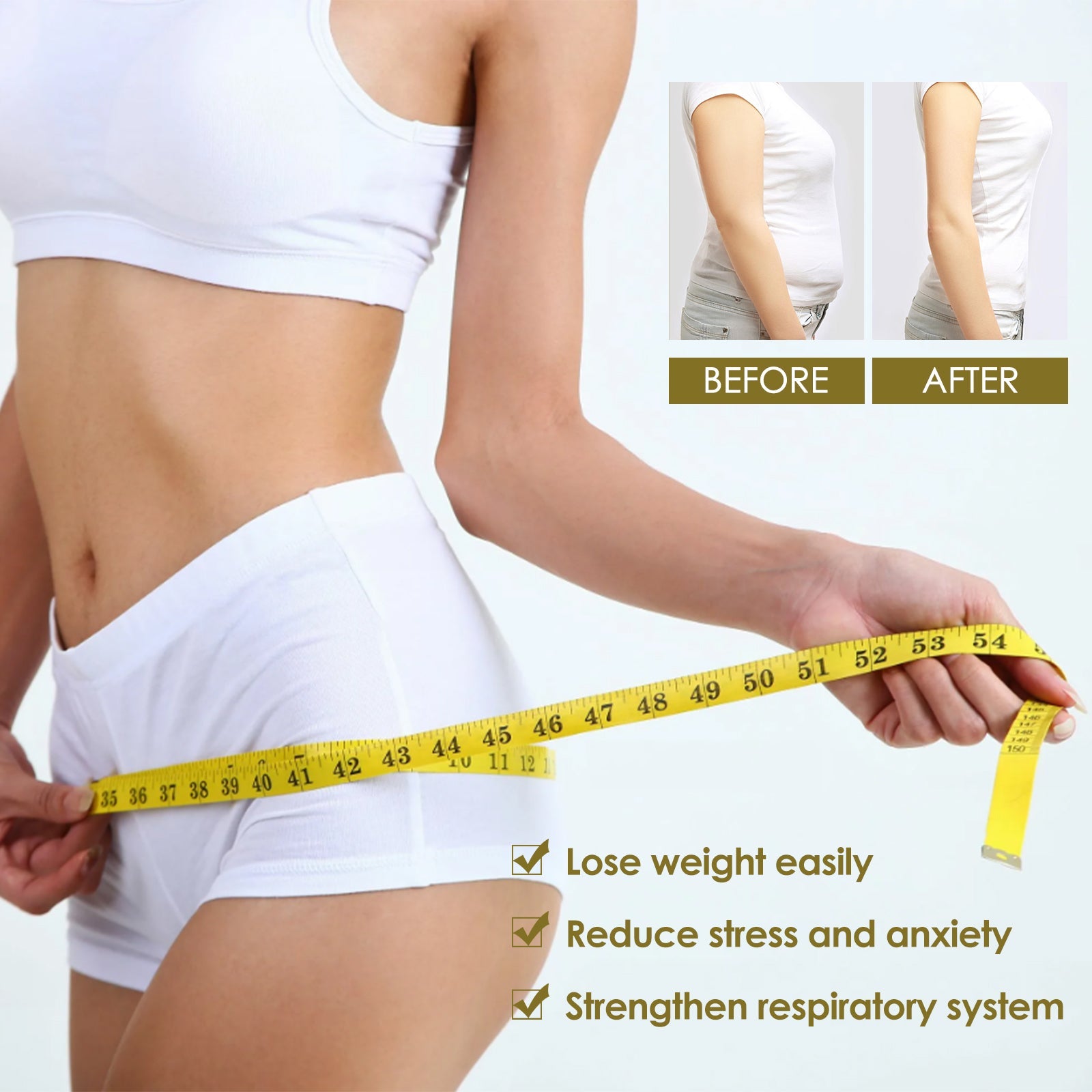 Bee Venom Lymphatic Drainage & Slimming Nasal Inhaler, Firming Body Skin Light Belly Lift Body Shaping Bar