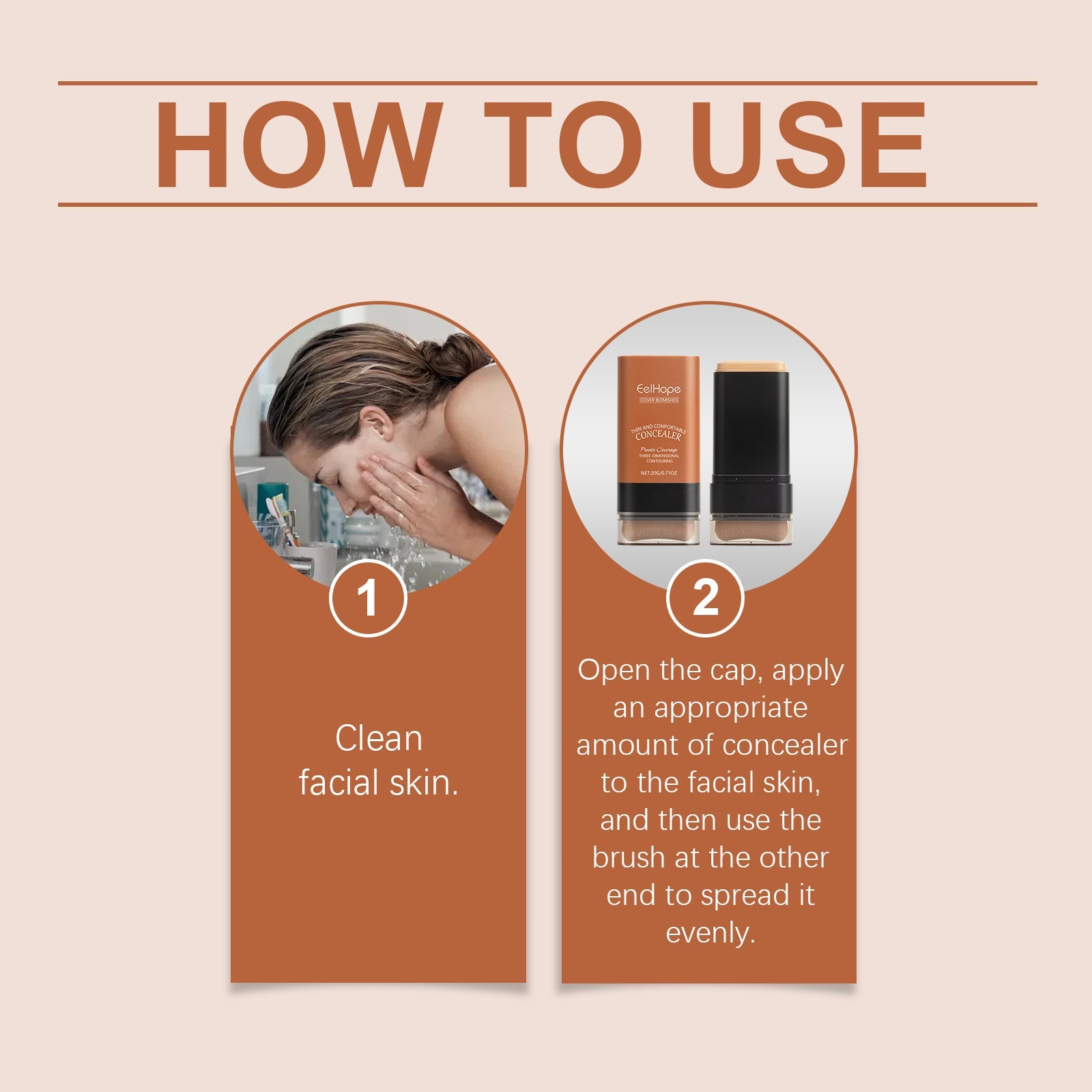 Clear Concealer Foundation Stick Natural Lightweight Radiance Radiance Radiance Non-Fake White Moisturizing Foundation Stick