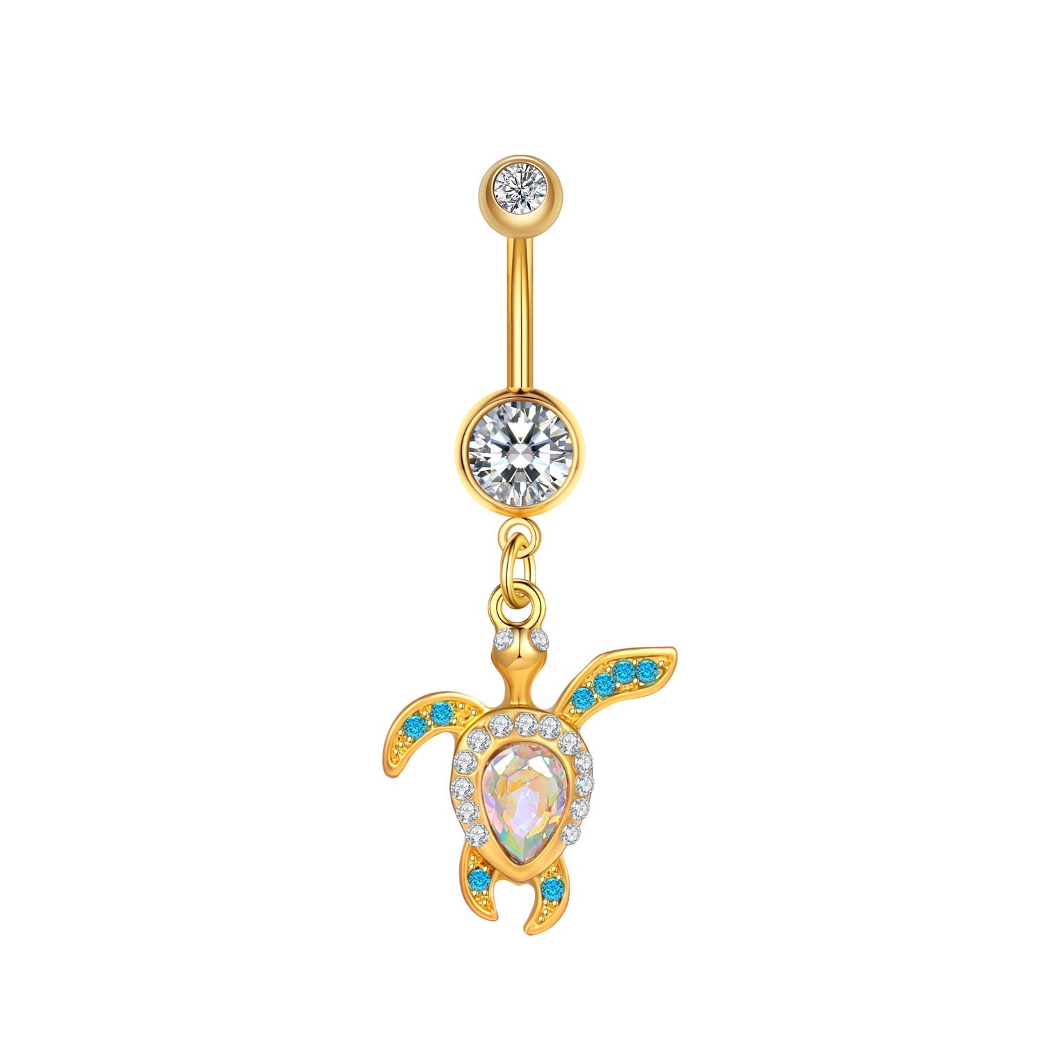 Navel Ring Creative Bat Bee Navel Buckle Navel Ring Body Piercing Jewelry