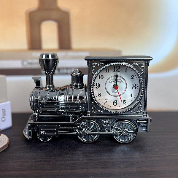 Daily Necessities Alarm Clock Train Alarm Clock Fashion Alarm Clock Student Bedhead Clock Home Furnishings