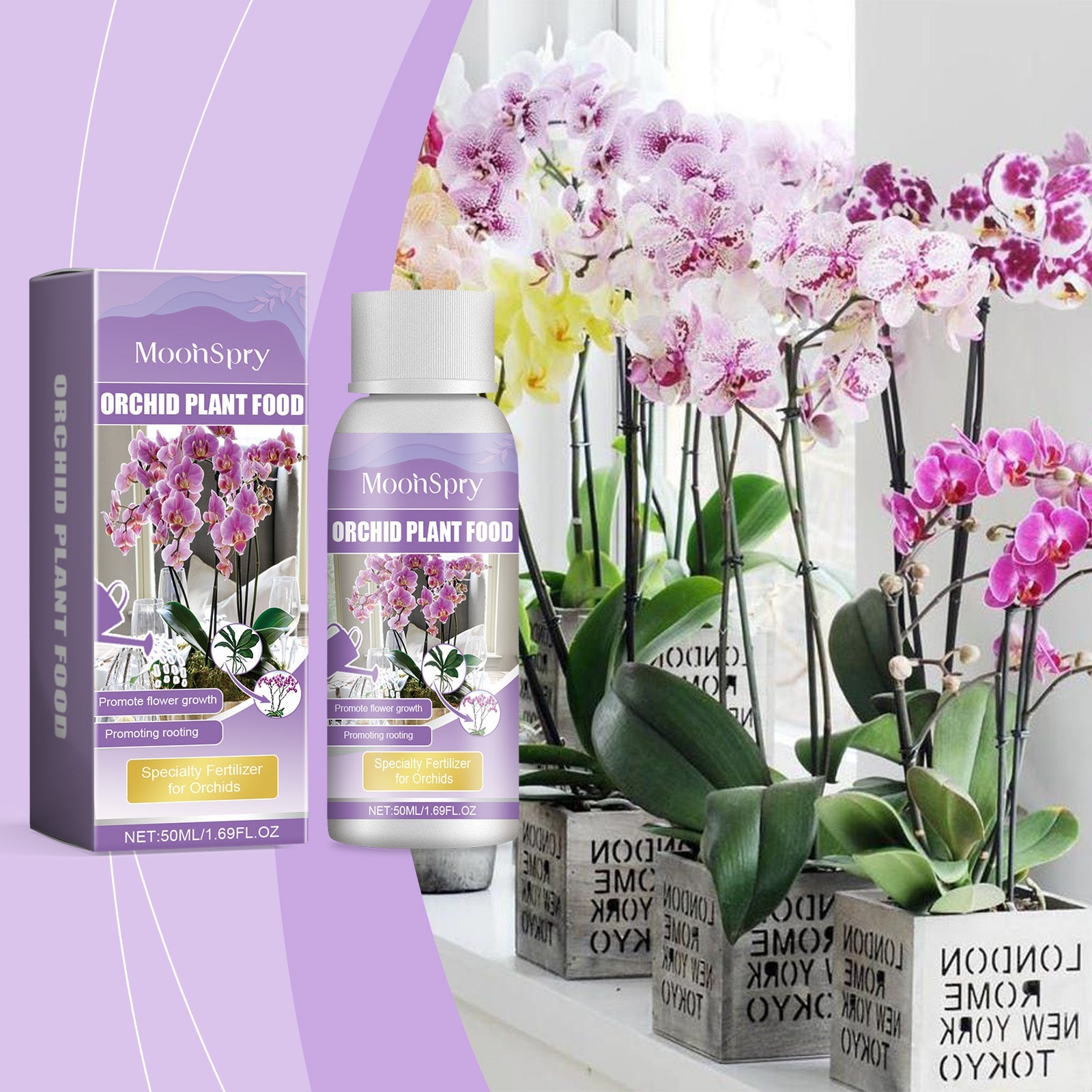 Orchid Plant Growth Agent Flower Green Plant Special Nutrient Solution For Orchid Pot Common