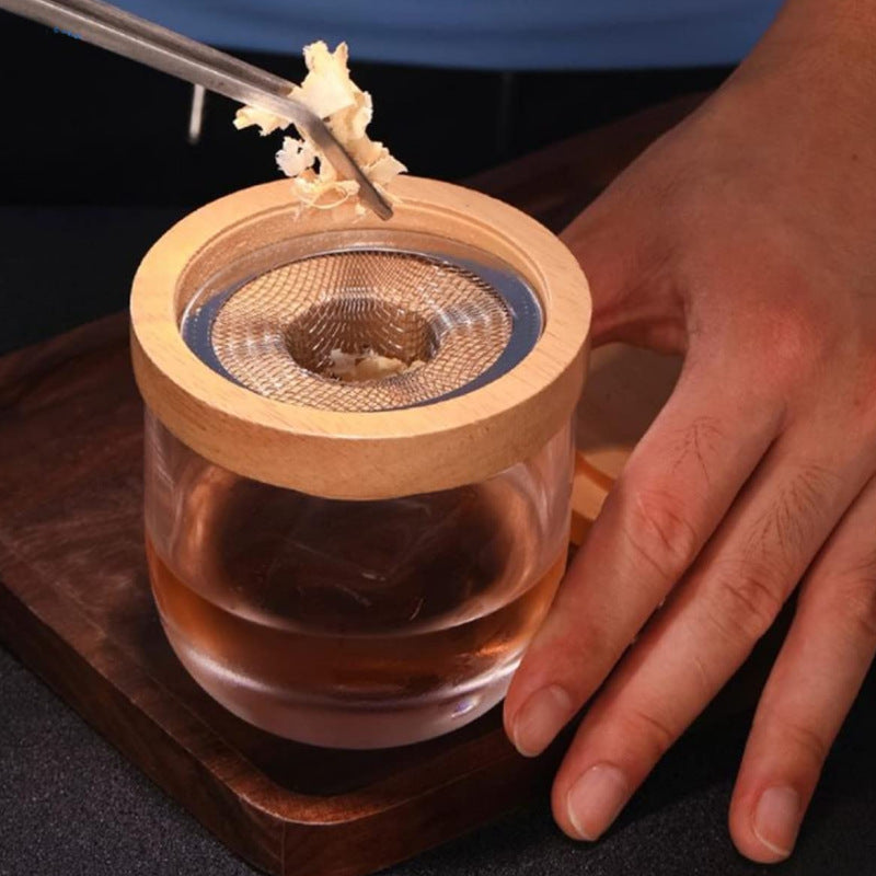 Wooden Smoker Beech Cocktail Smoker Set Wooden Cocktail Smoker