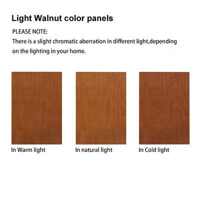 Lighting Curio Diapali cabinet with adjustable shelves, mirror back panel, tempered glass door (without light bulb), walnut wood