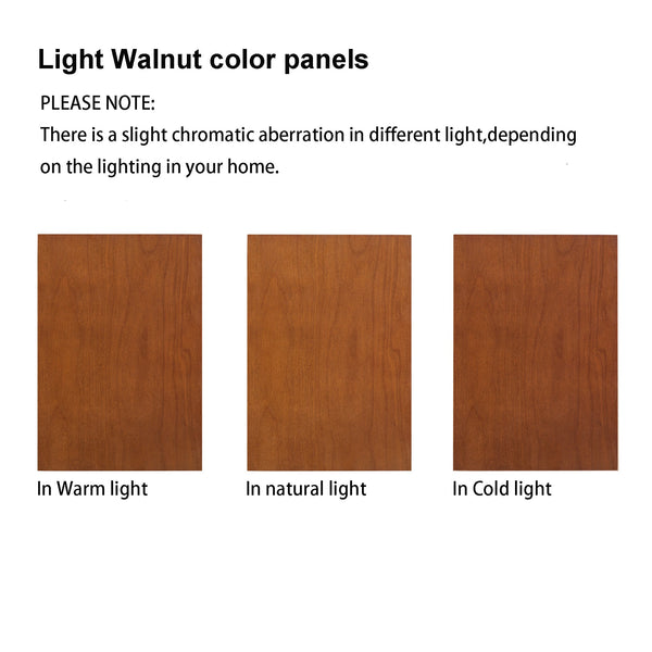 Lighting Curio Diapali cabinet with adjustable shelves, mirror back panel, tempered glass door (without light bulb), walnut wood