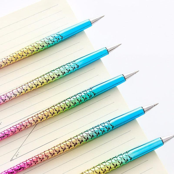 1Pcs Creative Stationery Mermaid Ballpoint Pen Cute Signature Pen High-quality Gift Pen Office Student Supplies