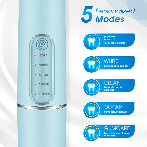 5-Speed Touch Calculus Remover Household Electric Tooth Cleaner Tooth Cleaning Rinsing Tooth Device Beauty Dental Instrument