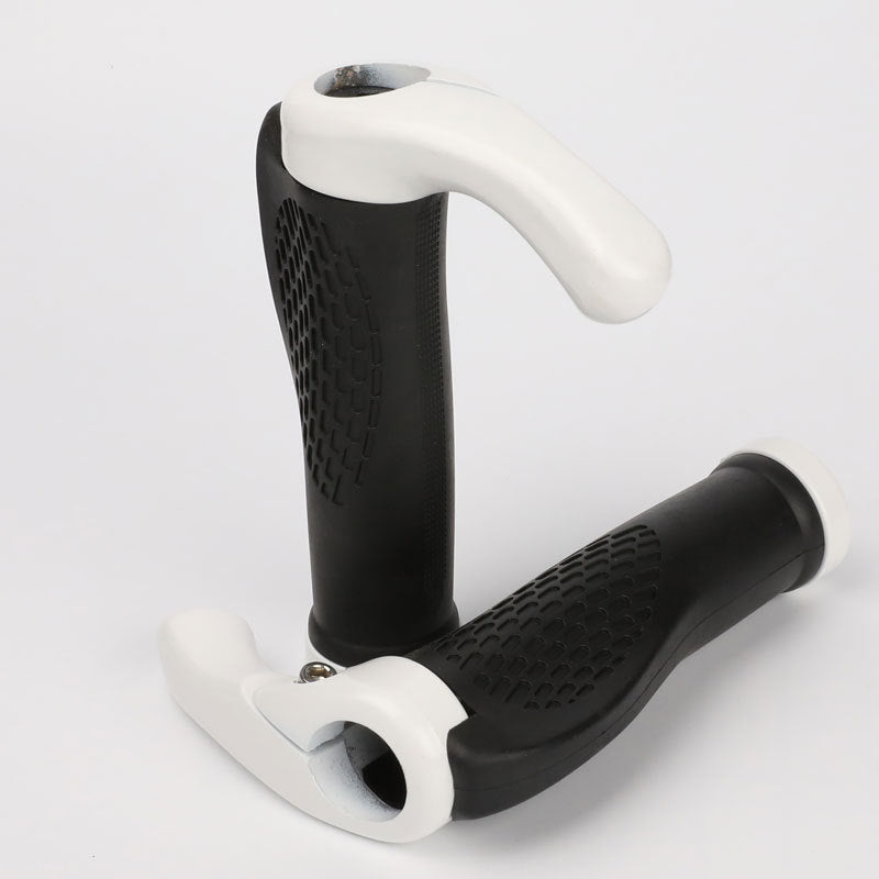 Mountain Bike Meat Ball Lock Handle Cover With Auxiliary Handle Horn Handle Cover Bicycle Equipment