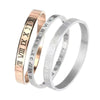 Stainless steel titanium steel bracelet for women non fading electroplated buckle jewelry for women